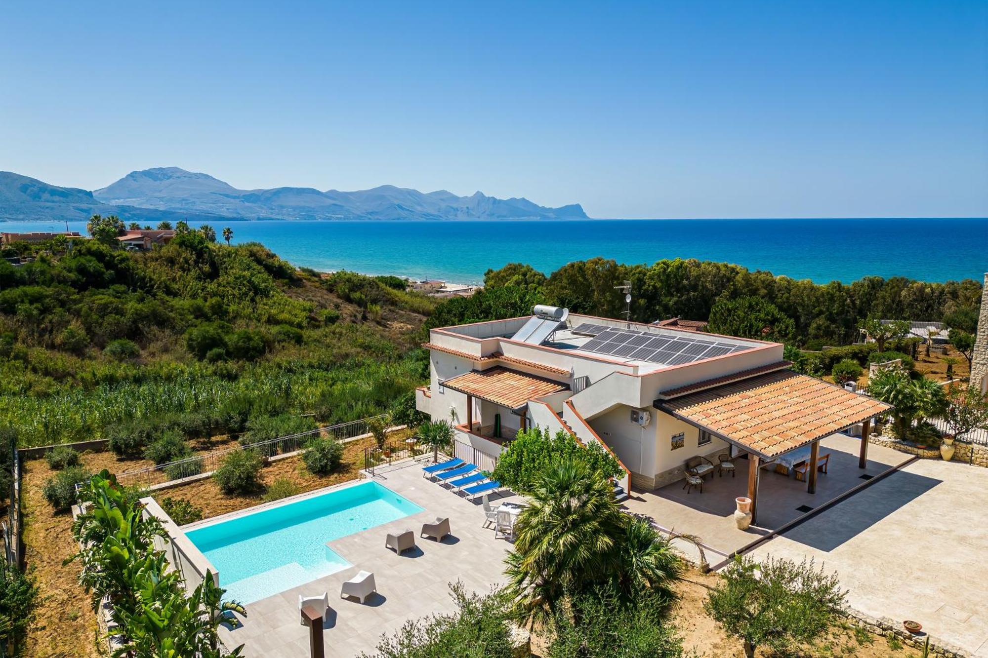 Villa Dellacqua Alcamo Marina Exterior photo